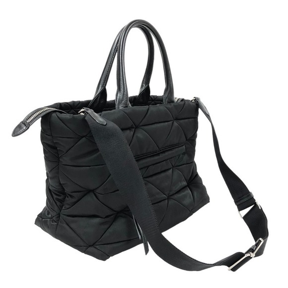 Prada Re-nylon Padded Nylon Handbag Black - Picture 3 of 12